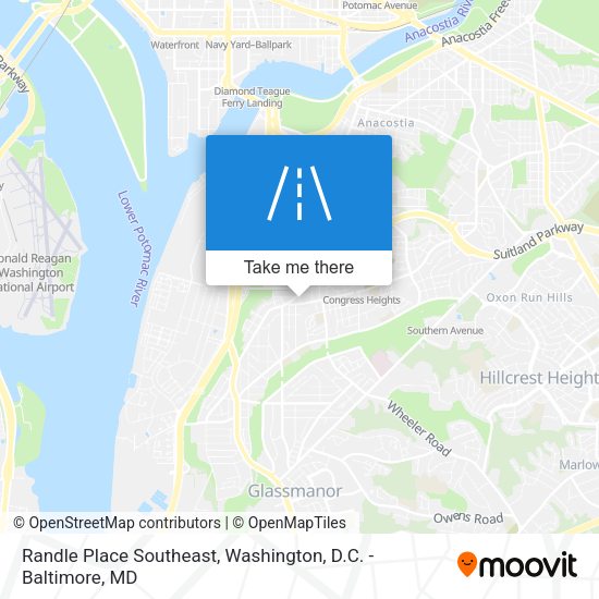 Randle Place Southeast map