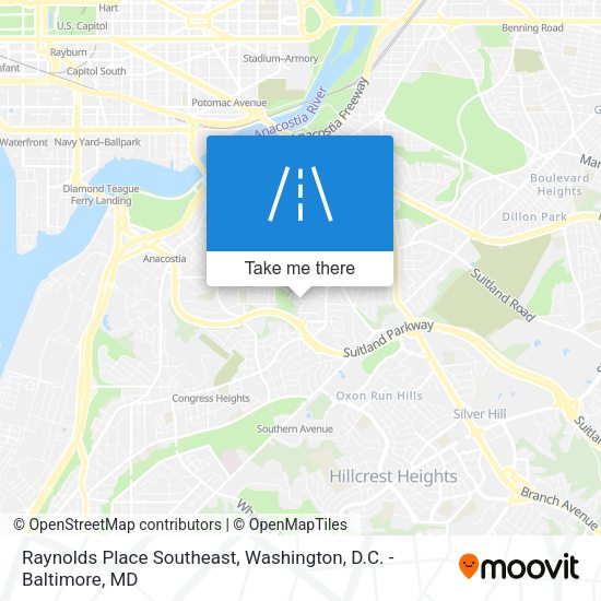 Mapa de Raynolds Place Southeast