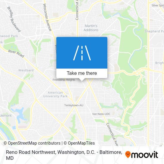 Mapa de Reno Road Northwest