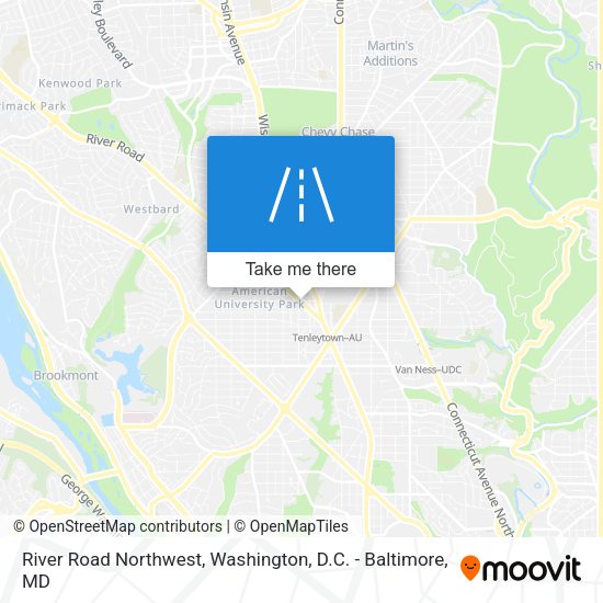 Mapa de River Road Northwest