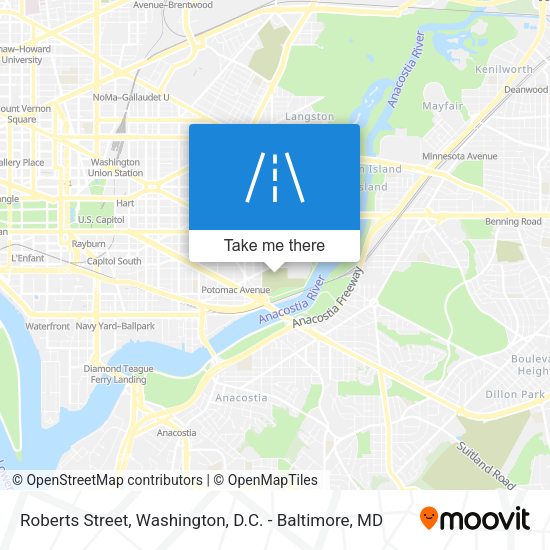 Mapa de Roberts Street