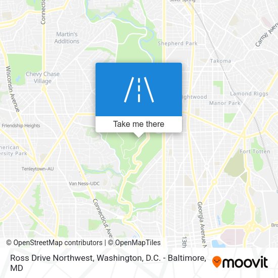 Mapa de Ross Drive Northwest