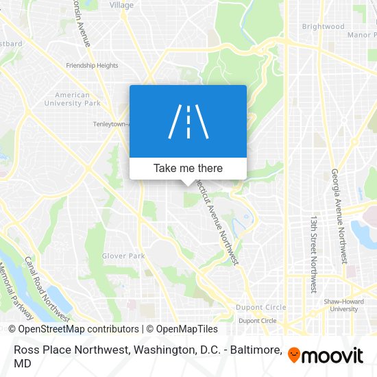 Ross Place Northwest map