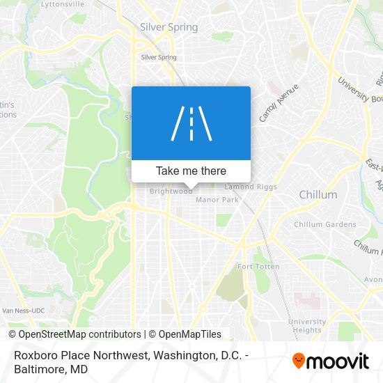 Roxboro Place Northwest map
