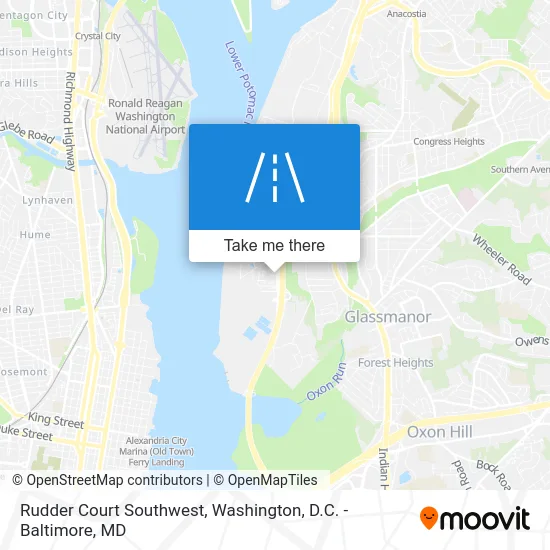 Rudder Court Southwest map