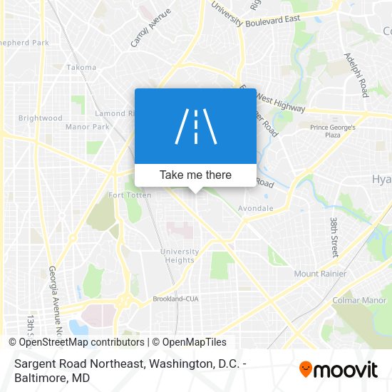 Mapa de Sargent Road Northeast