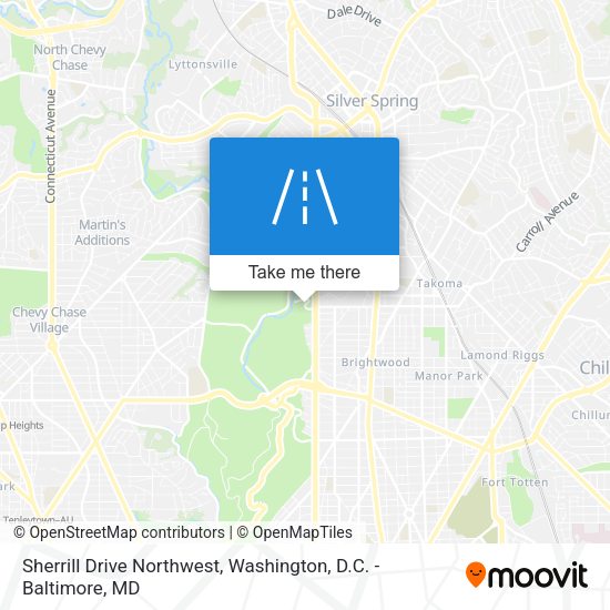 Sherrill Drive Northwest map