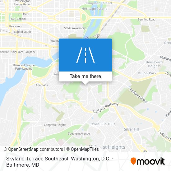 Skyland Terrace Southeast map