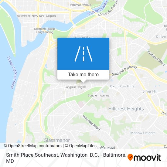 Smith Place Southeast map