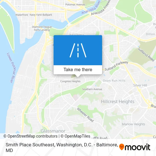 Smith Place Southeast map