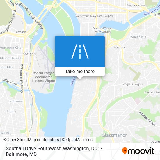 Southall Drive Southwest map