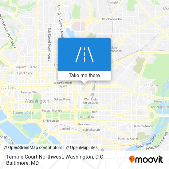Mapa de Temple Court Northwest