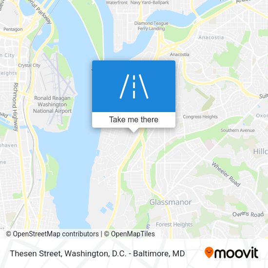 Thesen Street map