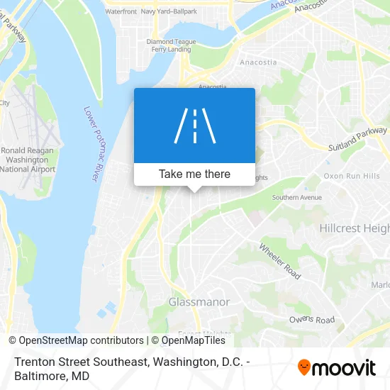 Mapa de Trenton Street Southeast
