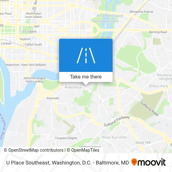 U Place Southeast map