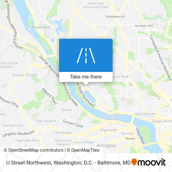 Mapa de U Street Northwest