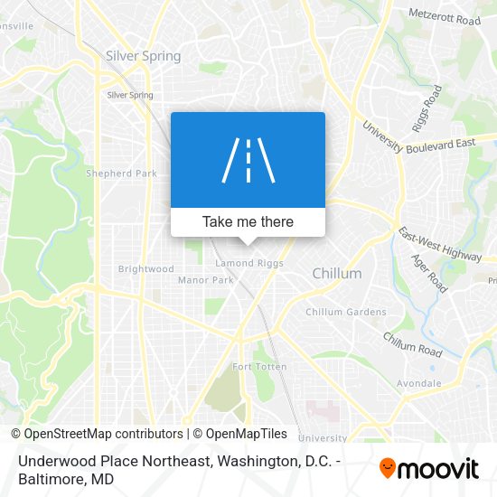 Underwood Place Northeast map
