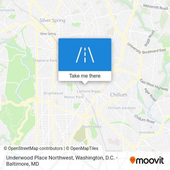 Mapa de Underwood Place Northwest