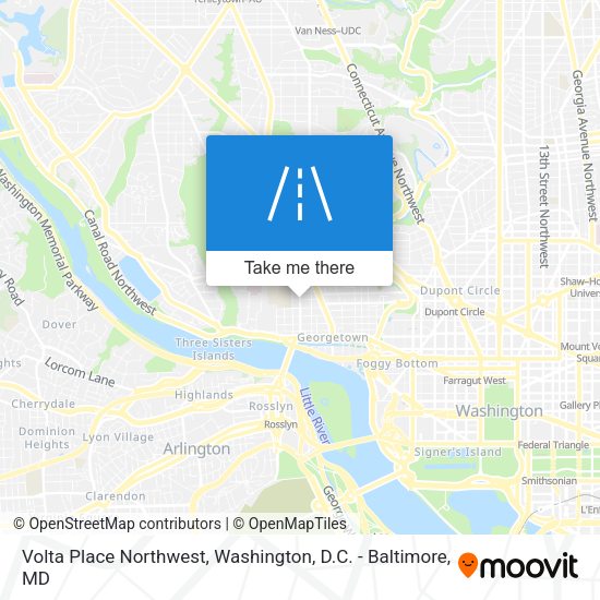 Volta Place Northwest map