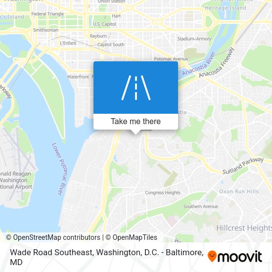 Mapa de Wade Road Southeast