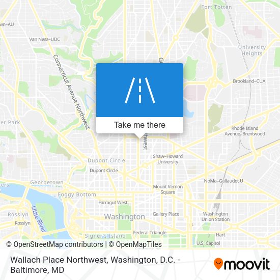 Wallach Place Northwest map