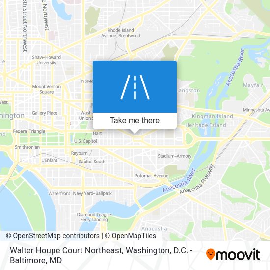 Walter Houpe Court Northeast map