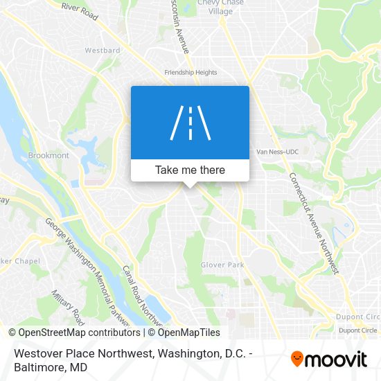 Westover Place Northwest map