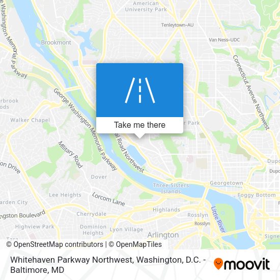 Mapa de Whitehaven Parkway Northwest