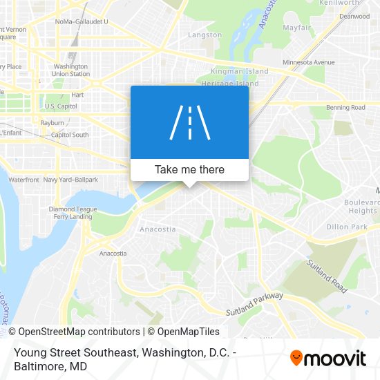 Young Street Southeast map
