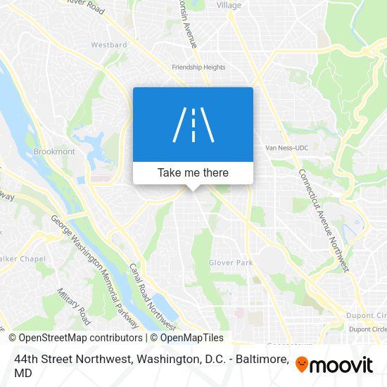 Mapa de 44th Street Northwest