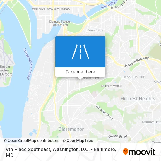 9th Place Southeast map