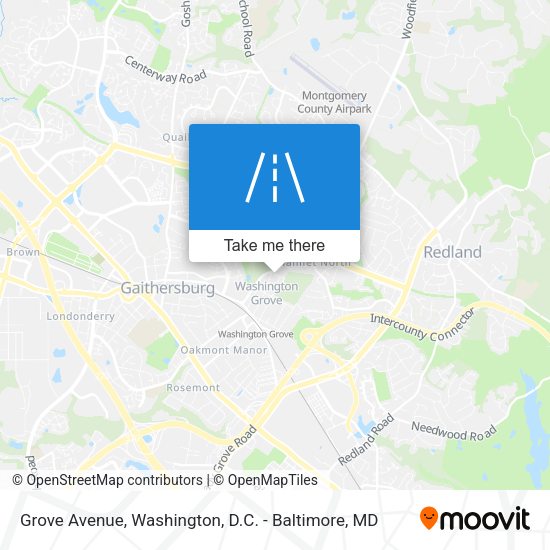 Grove Avenue map