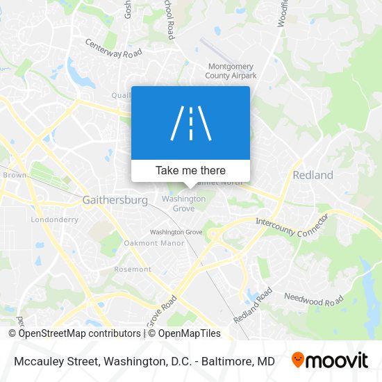 Mccauley Street map
