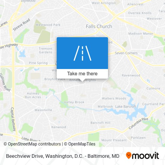 Beechview Drive map