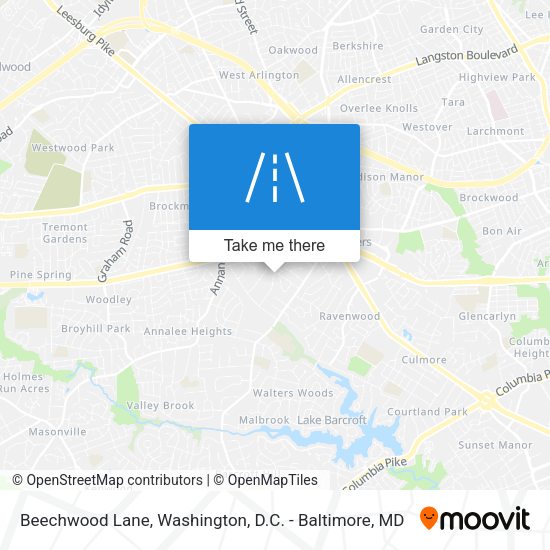 Beechwood Lane map