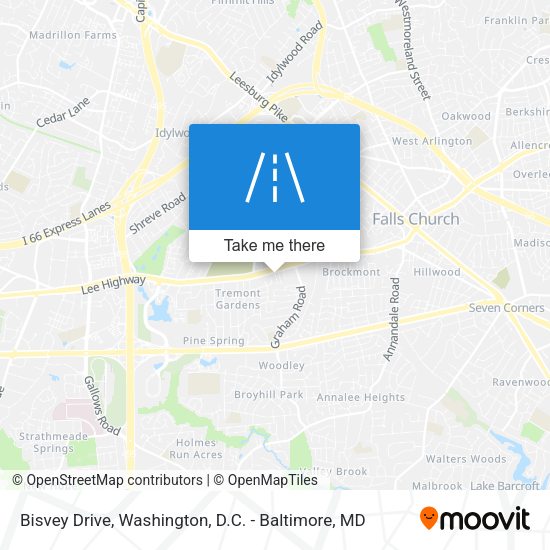 Bisvey Drive map