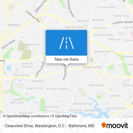 Clearview Drive map