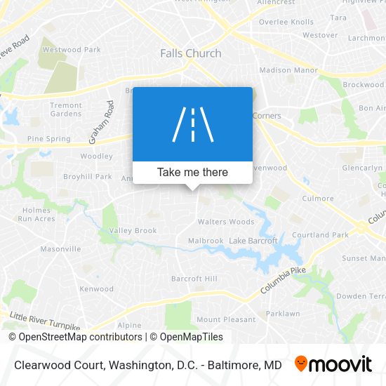 Mapa de Clearwood Court