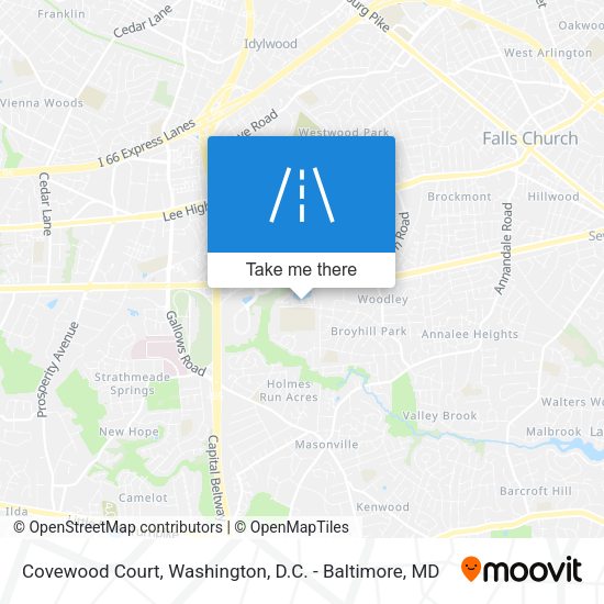 Covewood Court map