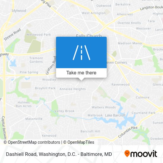 Dashiell Road map