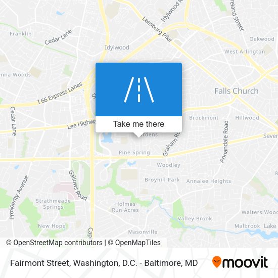 Fairmont Street map