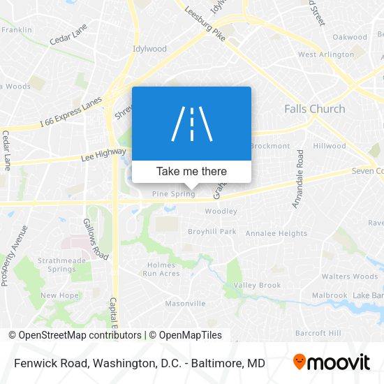 Mapa de Fenwick Road