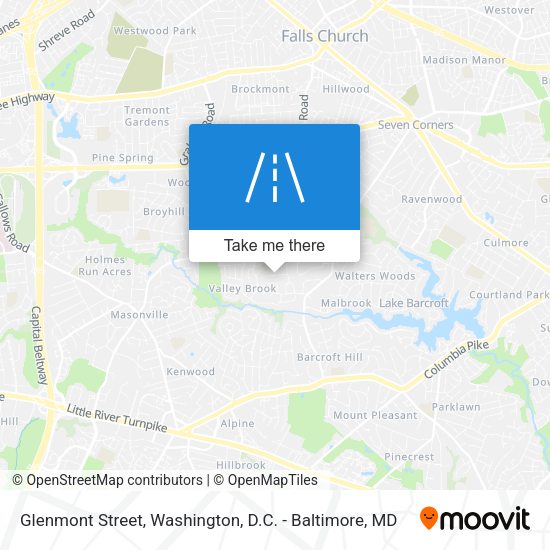 Glenmont Street map
