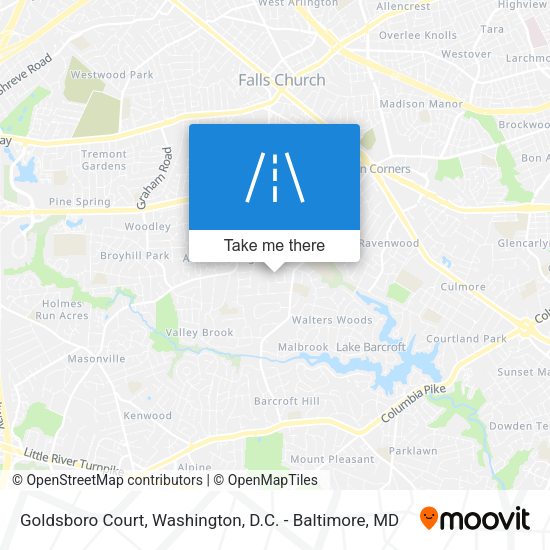 Mapa de Goldsboro Court