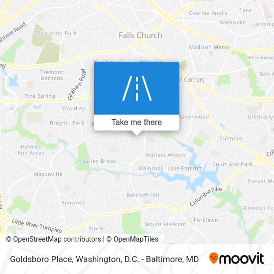 Goldsboro Place map