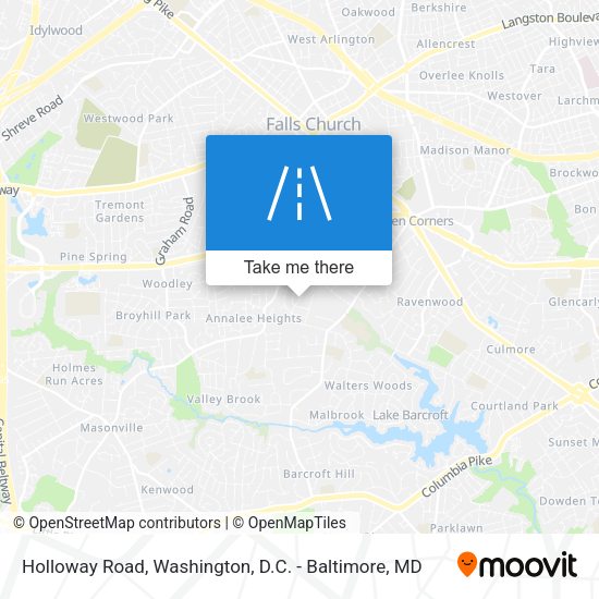 Holloway Road map