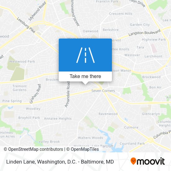 Linden Lane map