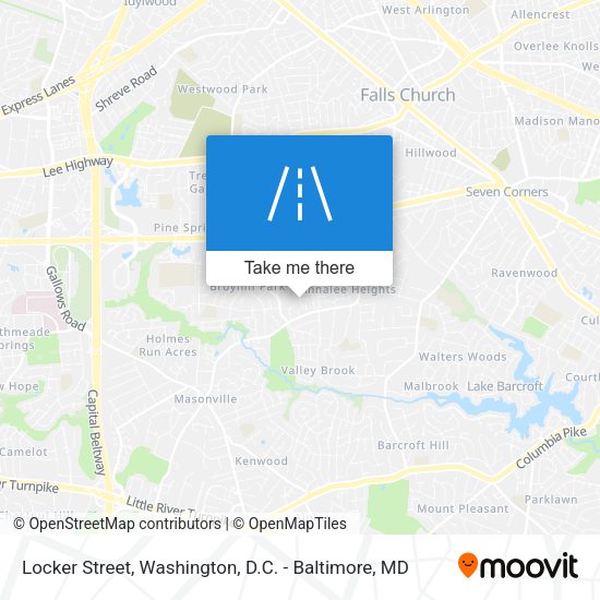 Locker Street map