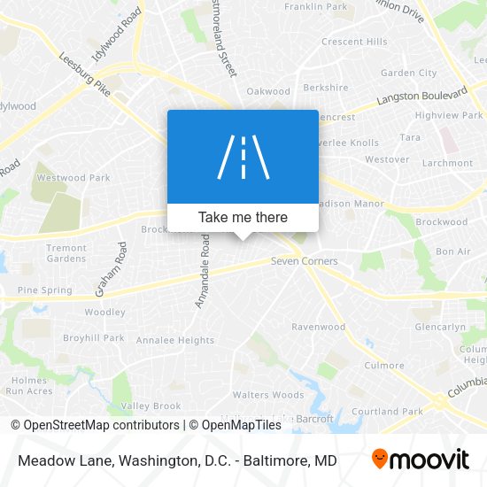 Mapa de Meadow Lane