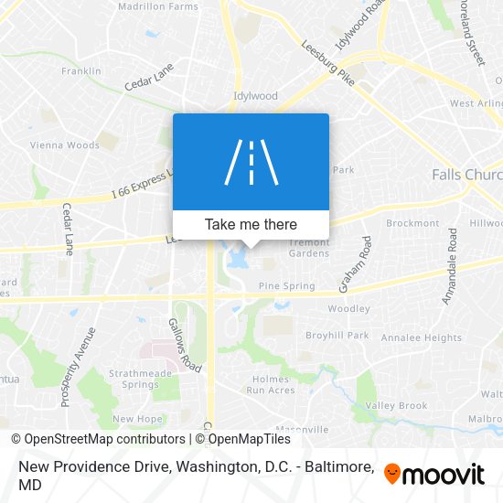 Mapa de New Providence Drive